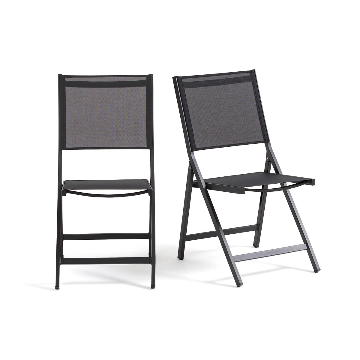 Lot De 2 Chaises Pliantes, Alu, Zory 3 Lot De 2 Chaises Pliantes, Alu, Zory