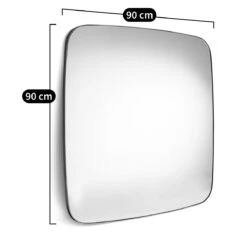 Miroir Carré En Métal 90x90 Cm, Iodus 22 Miroir Carré En Métal 90x90 Cm, Iodus -Ameublement De Maison 9d526825950f4fa15a49a91e1a731750