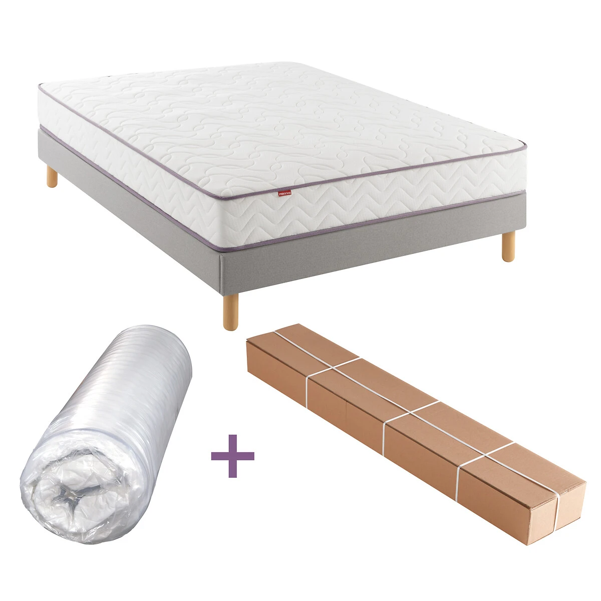 Ensemble Matelas Roulé Happy Day + Sommier En Kit 11 Ensemble Matelas Roulé Happy Day + Sommier En Kit – Image 9