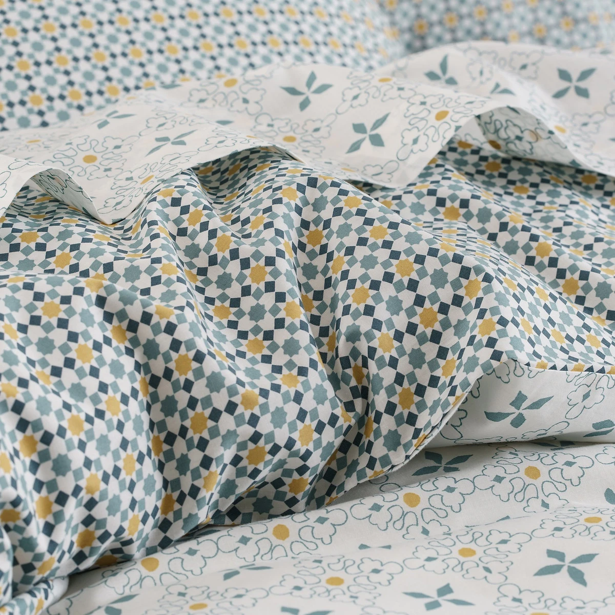 Housse De Couette Pur Coton, Teyben 4 Housse De Couette Pur Coton, Teyben – Image 2