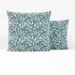 Housse De Couette Coton Lavé, Feuillage -Ameublement De Maison a4289bb738b04a3456f71026c360a11d