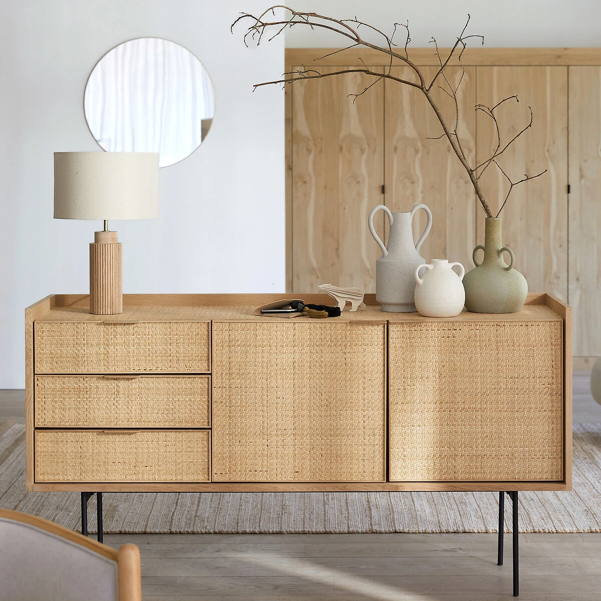 Miroir Rond En Métal Acier Ø 70 Cm, Uyova 6 Miroir Rond En Métal Acier Ø 70 Cm, Uyova – Image 4