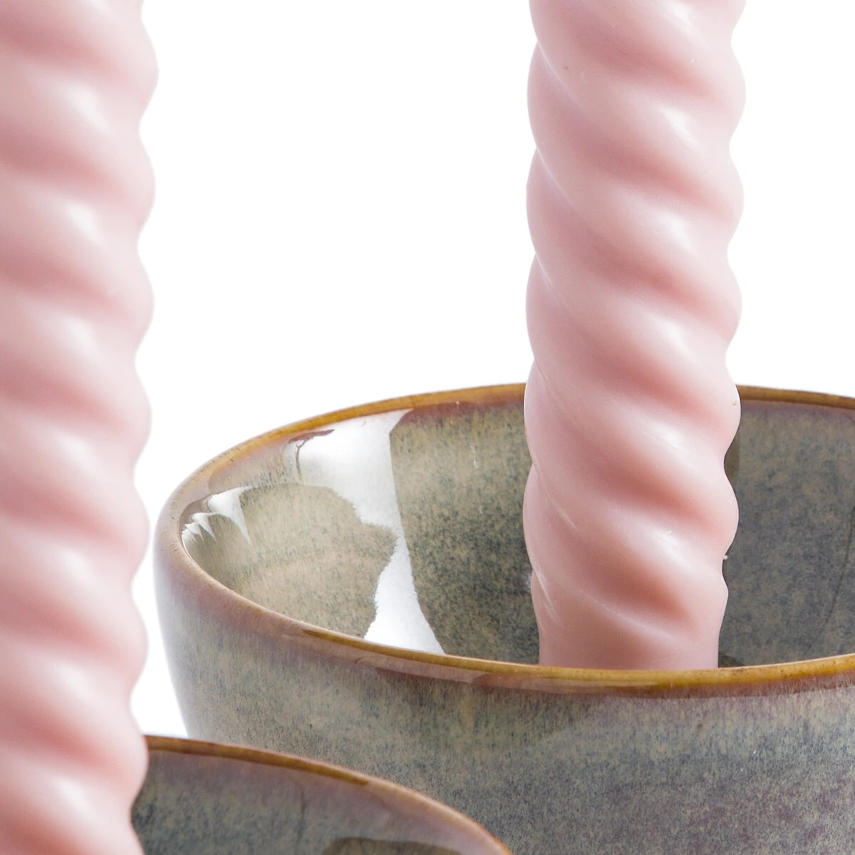 Lot De 2 Bougies Torsadées, Fabola 6 Lot De 2 Bougies Torsadées, Fabola – Image 4