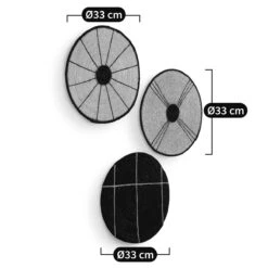 Lot De 3 Décorations Murales En Herbier, Saski -Ameublement De Maison a99ebc67c647af5180614348ac7fd5e1