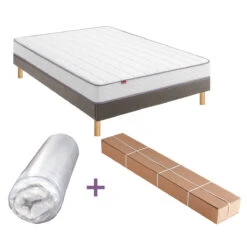 Ensemble Matelas Roulé Cool Morning+sommier En Kit -Ameublement De Maison aa640679280318245bc63037c527f8ee