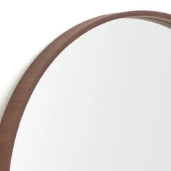 Miroir Rond Plaqué Noyer Ø80 Cm, Alaria -Ameublement De Maison ad79d490cc773606f37fec88b9fca5ac