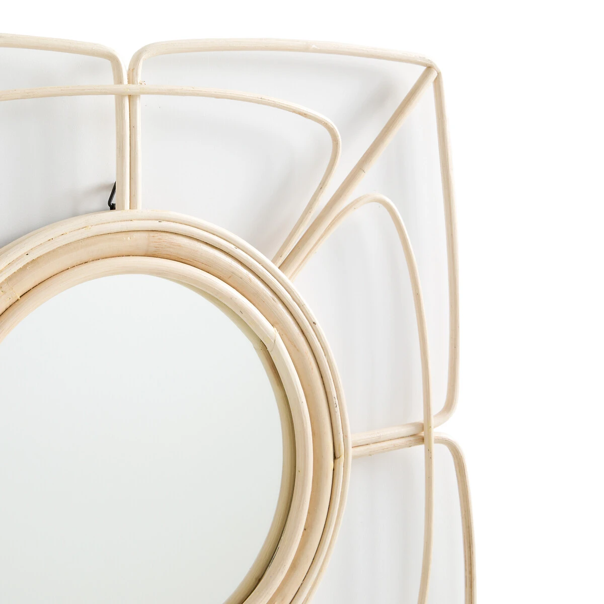 Miroir Carré En Rotin 52x52 Cm, Tadako 4 Miroir Carré En Rotin 52x52 Cm, Tadako – Image 2