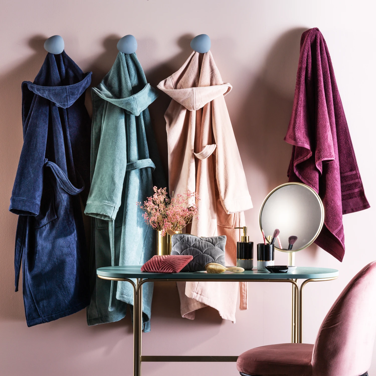 Peignoir Capuche éponge Velours 450 G/m2, Trizie 5 Peignoir Capuche éponge Velours 450 G/m2, Trizie – Image 3