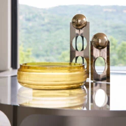 Coupelle En Verre Transparent Jaune, Sunira -Ameublement De Maison b547eafa4363e0ad5ebec46c427619aa