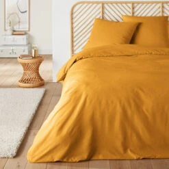 Parure De Lit En Polycoton Recyclé, Taie Carrée -Ameublement De Maison b6205c8805cddc9e5c2a46a119fe56e6