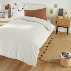 Drap Housse Enfant Uni En Coton Lavé, Scenario -Ameublement De Maison b759446d0a6e3dc36b0843c170d08d7d