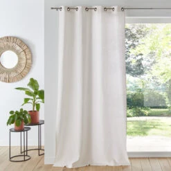 Rideau Lin Lavé à œillets Onega -Ameublement De Maison b7a3a0d7b318d7441f33c3d87d73eda5