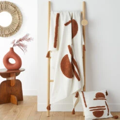 Housse De Coussin, Coton Tufté, 40x40 Cm, Goboa -Ameublement De Maison b82cffb5ce45bf5061ed614848b8f48e