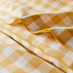 Housse De Couette Coton, Veldi Jaune -Ameublement De Maison b865b8a8ef9530dc8da34441fbcac233