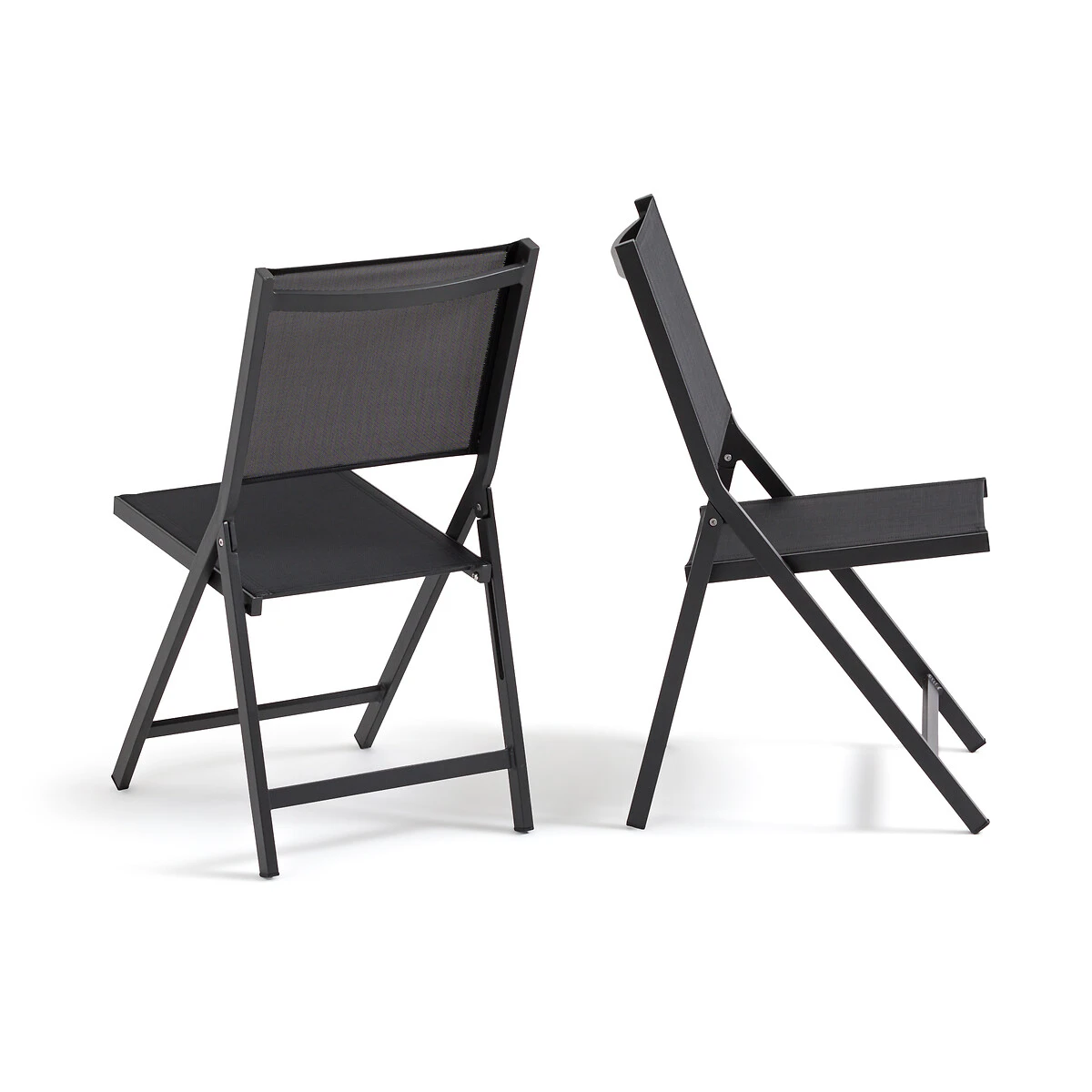 Lot De 2 Chaises Pliantes, Alu, Zory 4 Lot De 2 Chaises Pliantes, Alu, Zory – Image 2