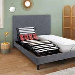 Ensemble Sommier Relaxation Escapade + Tête De Lit -Ameublement De Maison bb28113d6c8509a8d1628f84986c5b59