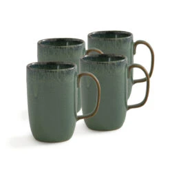 Lot De 4 Mugs Grès émaillé Réactif, Nael -Ameublement De Maison bde9acbd63b23d409e04c2db7f5e9387