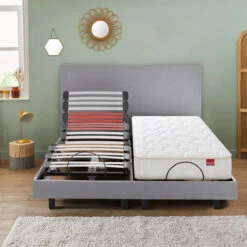 Ensemble Sommier Relaxation Horizon + Tête De Lit -Ameublement De Maison bf409925585c29cb86863afb47254e99