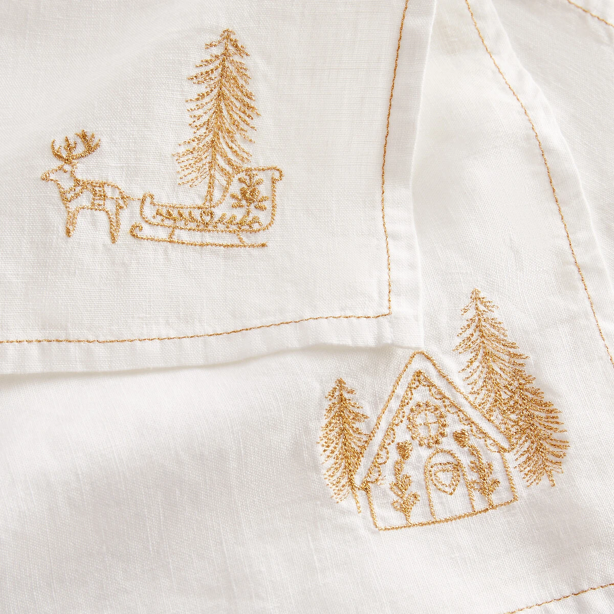 Lot De 2 Serviettes De Table, Lin Lavé, Inari 4 Lot De 2 Serviettes De Table, Lin Lavé, Inari – Image 2