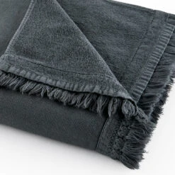 Drap De Bain Coton Bio/lin, Kyrami -Ameublement De Maison c1e2aafa48012e74ecc3bc2381e16358