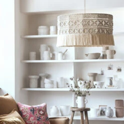 Suspension Macramé Ø70cm, Yinka -Ameublement De Maison caeba838c8caafc62746cd1f79829565