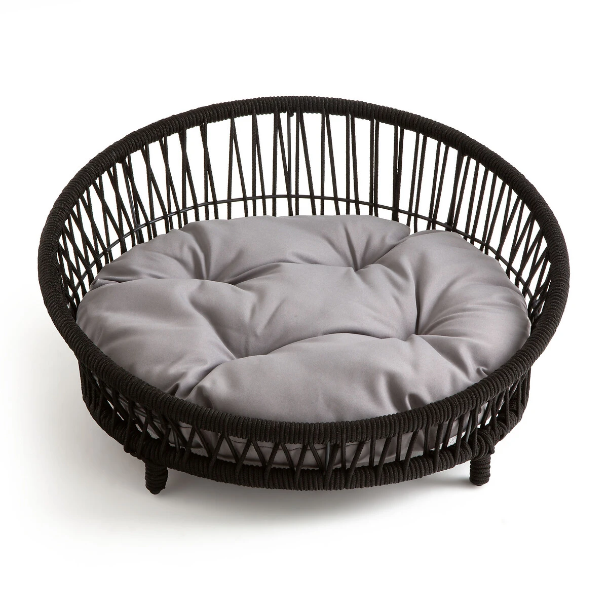 Panier Rond Chien En Métal Acier Et Corde, Makana 4 Panier Rond Chien En Métal Acier Et Corde, Makana – Image 2