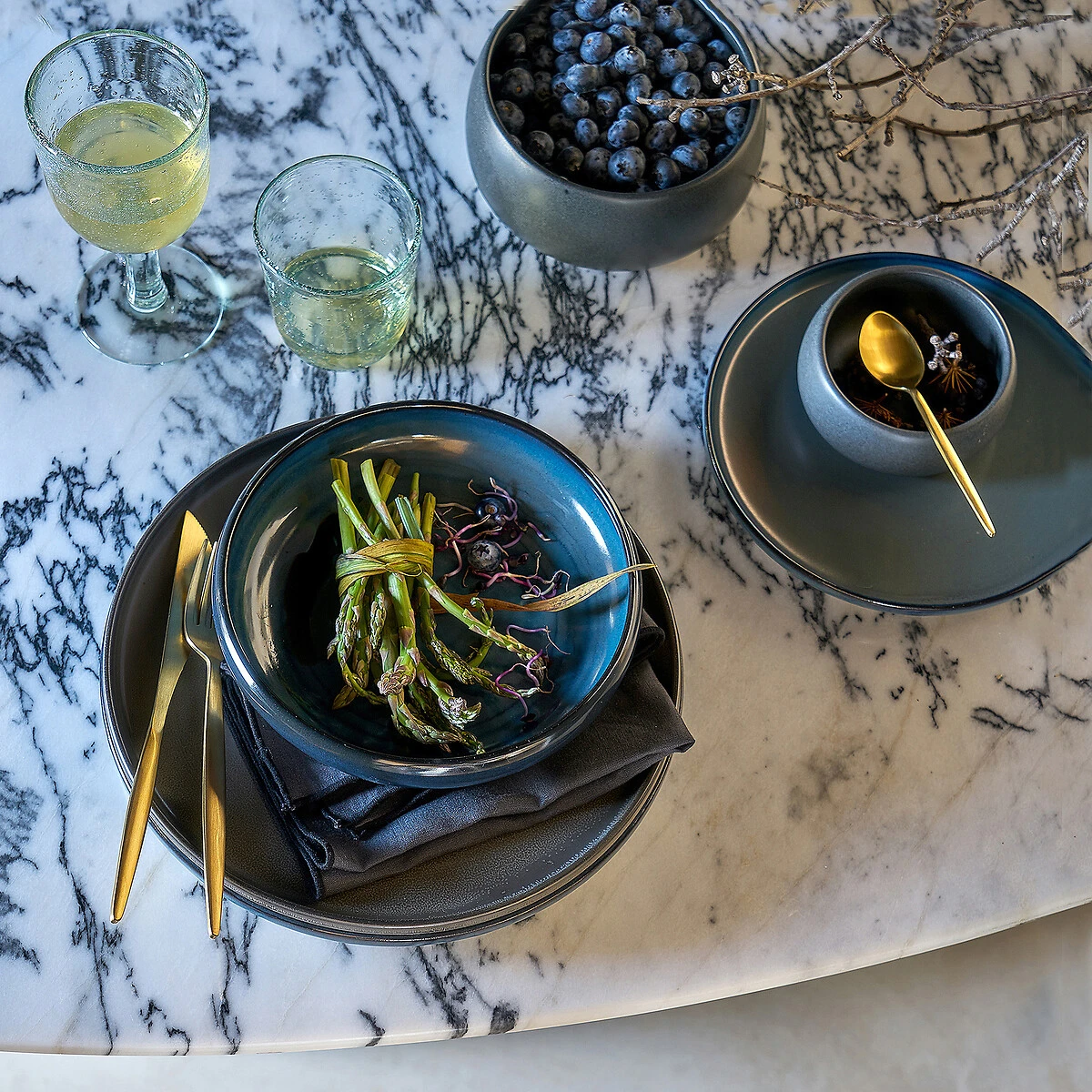 4 Assiettes Plates Grès émaillé, Akira 8 4 Assiettes Plates Grès émaillé, Akira – Image 6