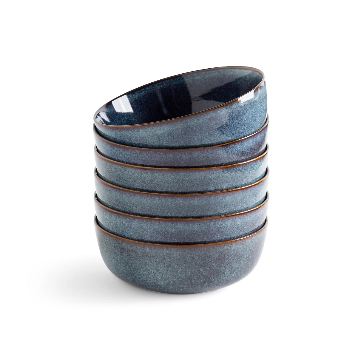 Lot De 6 Assiettes à Dessert, En Grès, Onda 22 Lot De 6 Assiettes à Dessert, En Grès, Onda – Image 20