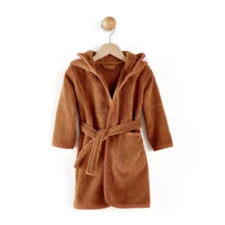 Peignoir Bébé Et Enfant à Capuche Coton Bio, Serge -Ameublement De Maison cdbee2589044e092e426edbb15426c97