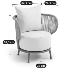 Fauteuil De Jardin, Cabestan Design E.Gallina -Ameublement De Maison cdfe7155b78405755224b18751ae66dc