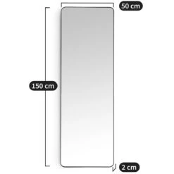 Miroir Rectangulaire En Métal Fer 50x150 Cm, Iodus -Ameublement De Maison ce94ca6b063012063d0f8e91de5f2f2a
