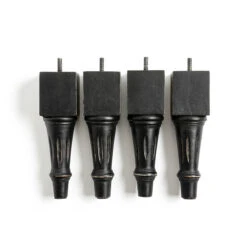 Lot De 4 Pieds De Sommier Sculptés -Ameublement De Maison ceb02cc1747606aee7bfec95e42480b7