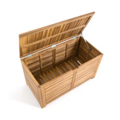 Coffre De Rangement En Acacia L90 Cm, Garden -Ameublement De Maison cf2c10ce03ca2fb2020d540af45f6ac0