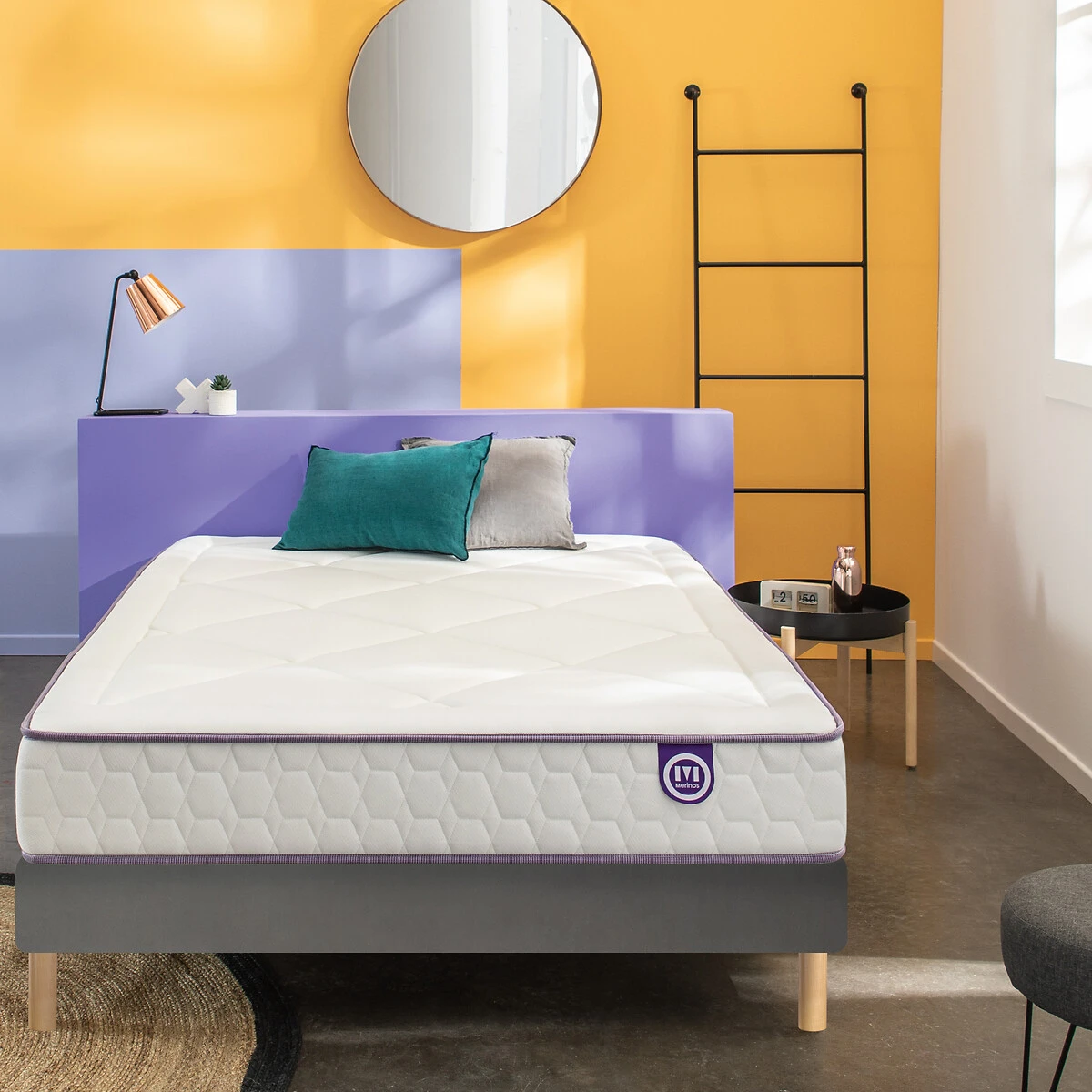 Ensemble Matelas Full Bed + Sommier à Lattes 16 Ensemble Matelas Full Bed + Sommier à Lattes – Image 14