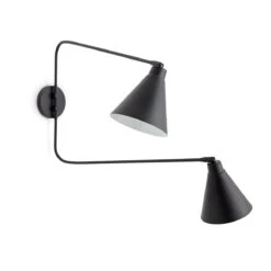 Applique Articulée Double En Métal Fer, Hiba -Ameublement De Maison d1d7b517fa955223b9bd94aaec436d7c