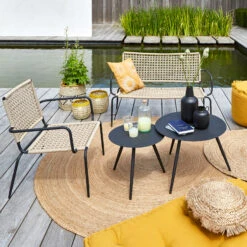 Coussin Rond En Jute, Ceylan -Ameublement De Maison d28420e56cc1d3e3fc993afa9e1d6a9c