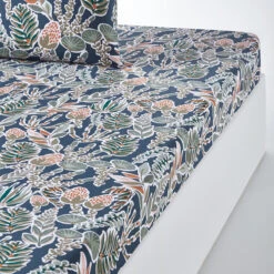 Drap Housse Percale De Coton, Aquajungle