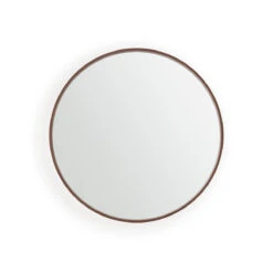 Miroir Rond Plaqué Noyer Ø80 Cm, Alaria -Ameublement De Maison d578c079fa64d336eb5c443bb43ed0f0