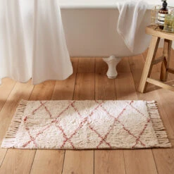 Tapis De Bain Tufté Terracotta 1600g/m², Fatouh