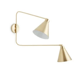 Applique Articulée Double En Métal Fer, Hiba -Ameublement De Maison df78bab4e6ffd309c77a49082eb1c514