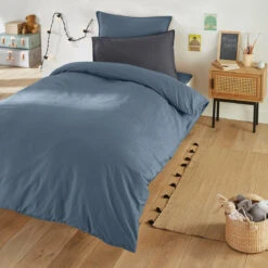 Drap Housse Enfant Uni En Coton Lavé, Scenario -Ameublement De Maison e08ed6b4c9ca08d9c5637e1e88660523