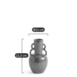 Vase Décoratif En Faïence H21,5 Cm, Arielle -Ameublement De Maison e19fd7d3c23da6760b0c1c1a9c117438