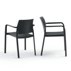 Lot De 2 Fauteuils Empilables Polypropylène, Kenta -Ameublement De Maison e3abbc0b6c8b534ef983860e45ec4c96