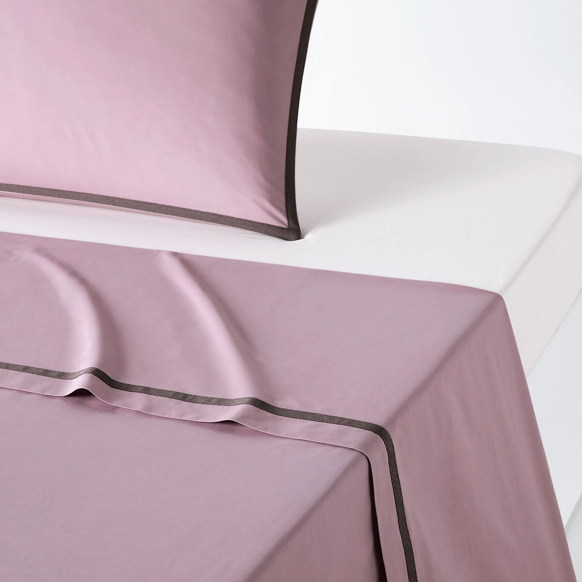 Housse De Couette Percale De Coton, Bolzano Mauve 7 Housse De Couette Percale De Coton, Bolzano Mauve â Image 5