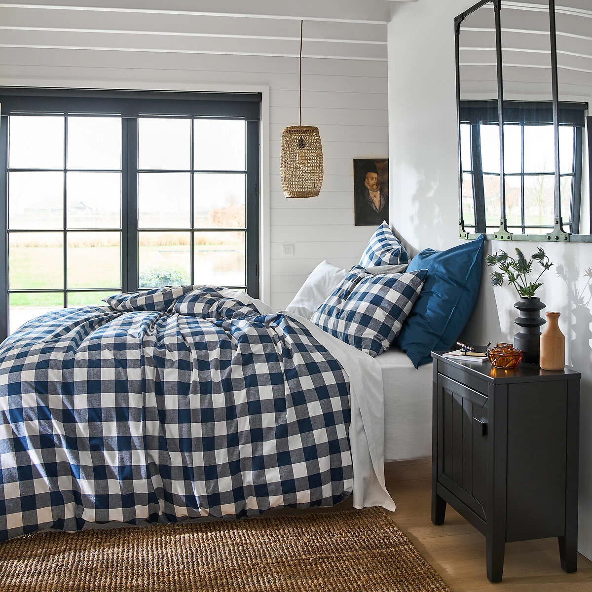 Miroir Métal Fer Industriel 120x100 Cm, Lenaig 5 Miroir Métal Fer Industriel 120x100 Cm, Lenaig – Image 3