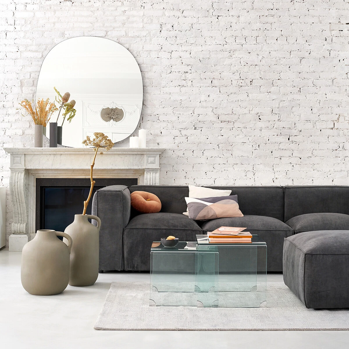 Coussin Rond Velours, Paula 5 Coussin Rond Velours, Paula – Image 3