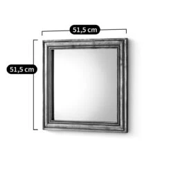 Miroir Carré En Manguier Massif 51,5x51,5cm, Afsan -Ameublement De Maison e484fff409024edec86c79ed936818d5