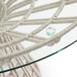 Table De Jardin Métal/corde/verre, Irati -Ameublement De Maison e636f01107c0b9e155e5bfe095986886