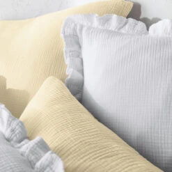 Drap Plat Uni Gaze De Coton, Kumla -Ameublement De Maison e70ddb65b357dab6e1089f0ada503c8a