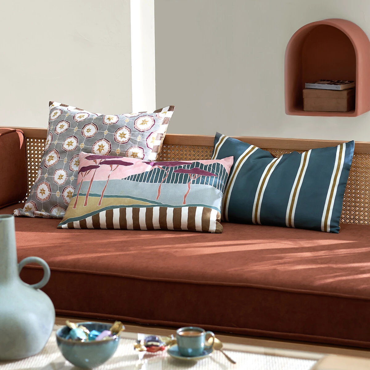 Housse De Coussin 45x45 Cm, Pure Soie, Solaro 8 Housse De Coussin 45x45 Cm, Pure Soie, Solaro – Image 6